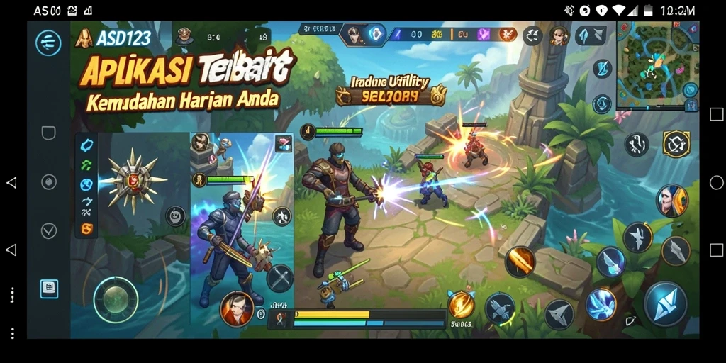 Tangkapan layar aplikasi Utility ASD123 dengan antarmuka intuitif.