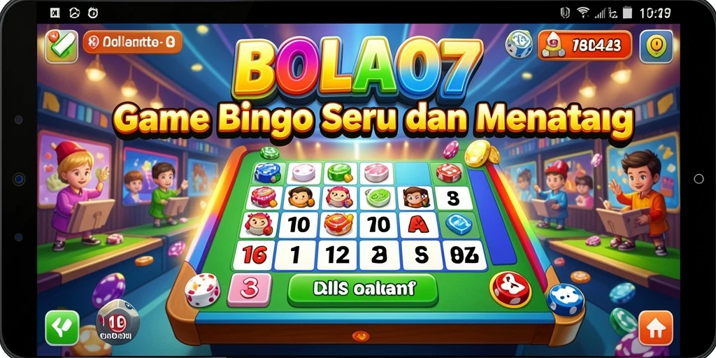 Tampilan gameplay Bingo yang seru di BOLA07.