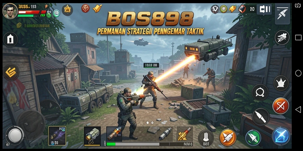 Screenshot utama BOS898 menampilkan aksi strategi yang mendebarkan.