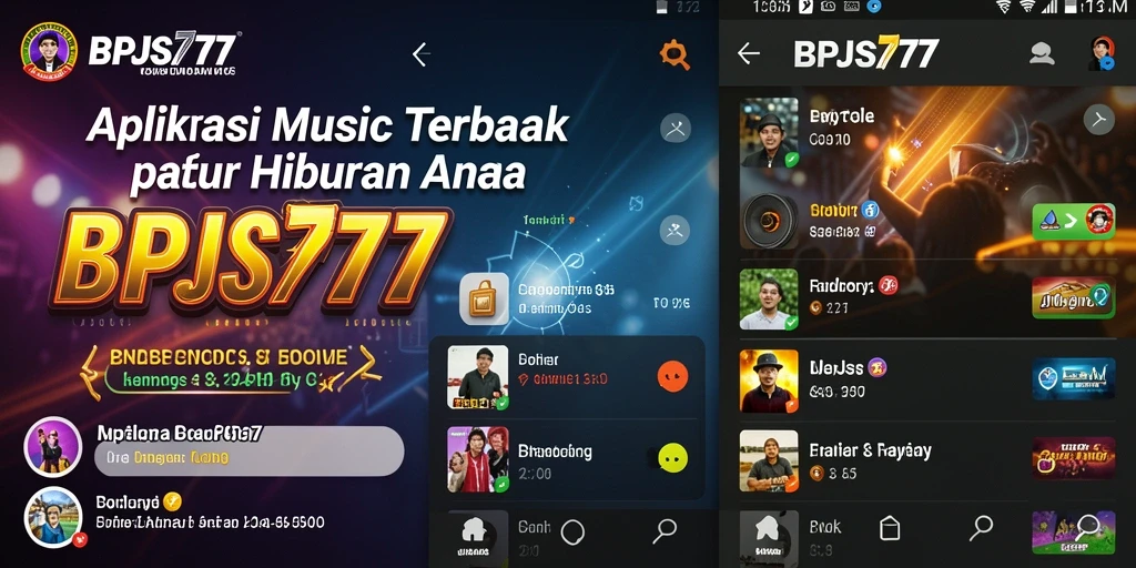 Tampilan screenshot gameplay BPJS777 dengan interaksi musik yang ceria.
