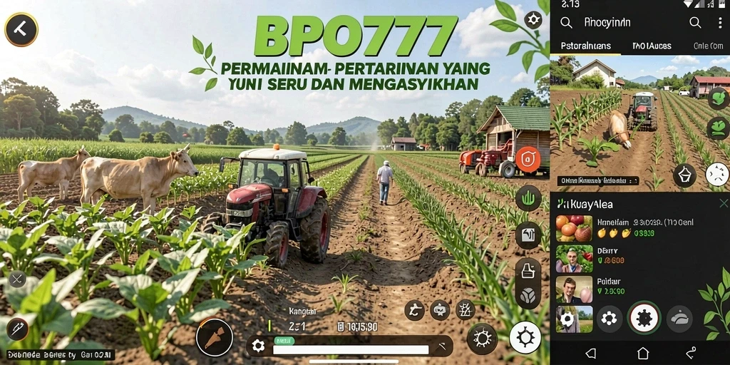 Tampilan gameplay BPO777 yang menarik dan interaktif dalam dunia pertanian.