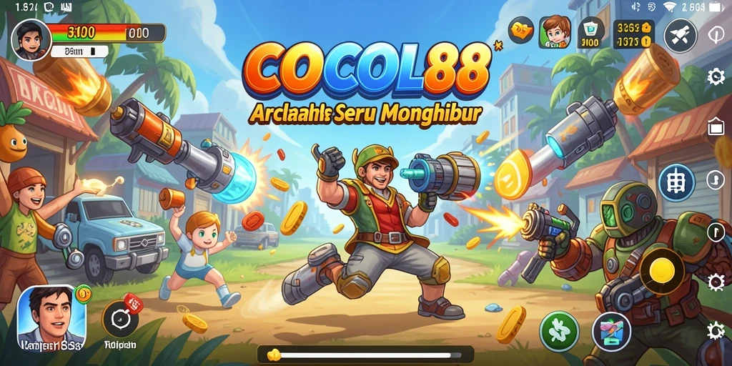 Gameplay menarik dan penuh warna dari COCOL88 yang seru.