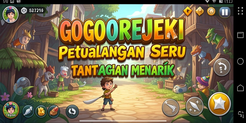 Screenshot gameplay GOGOREJEKI dengan aksi petualangan seru.