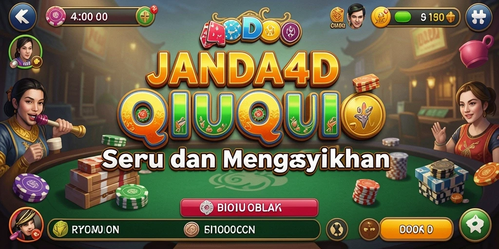 Tampilan gameplay QiuQiu yang seru di JANDA4D.