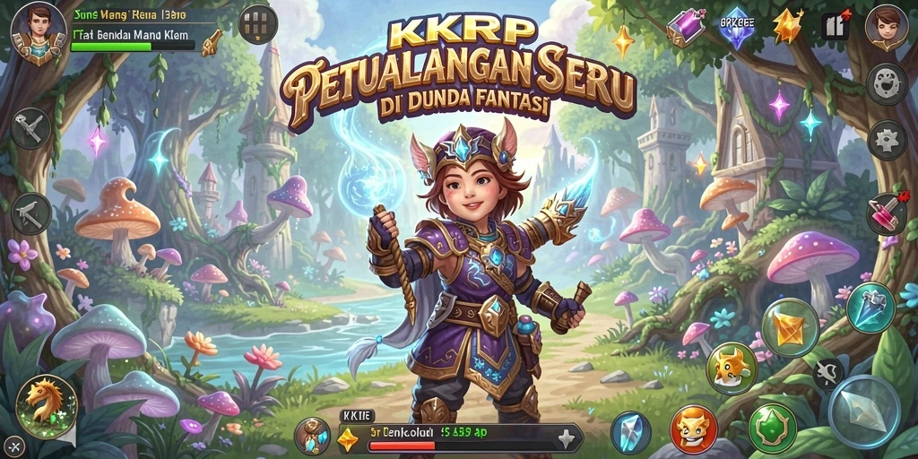 Tangkapan layar utama KKRP menampilkan aksi pertarungan yang mendebarkan.
