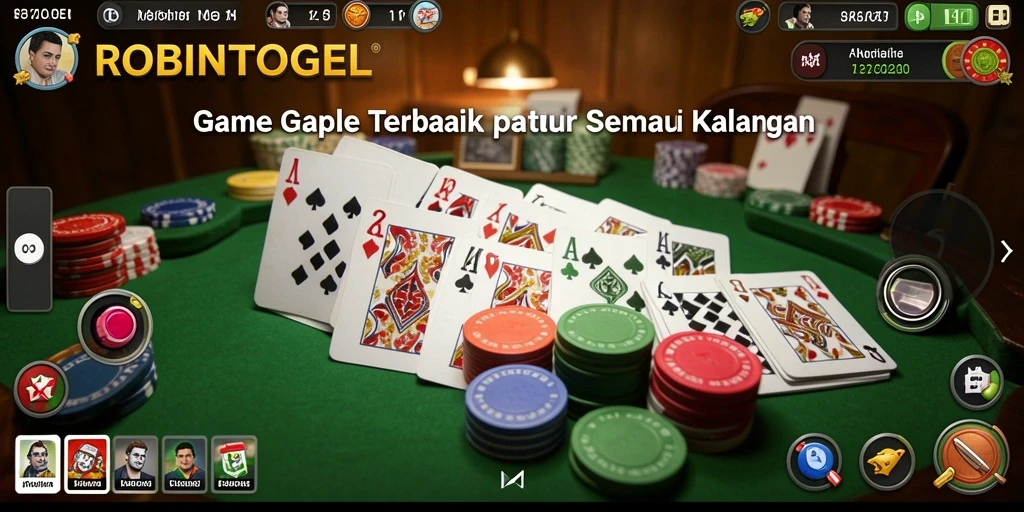 Tampilan gameplay seru dan interaktif dari ROBINTOGEL.