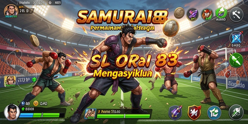 Tangkapan layar utama SAMURAI88 menampilkan aksi seru dalam permainan olahraga.