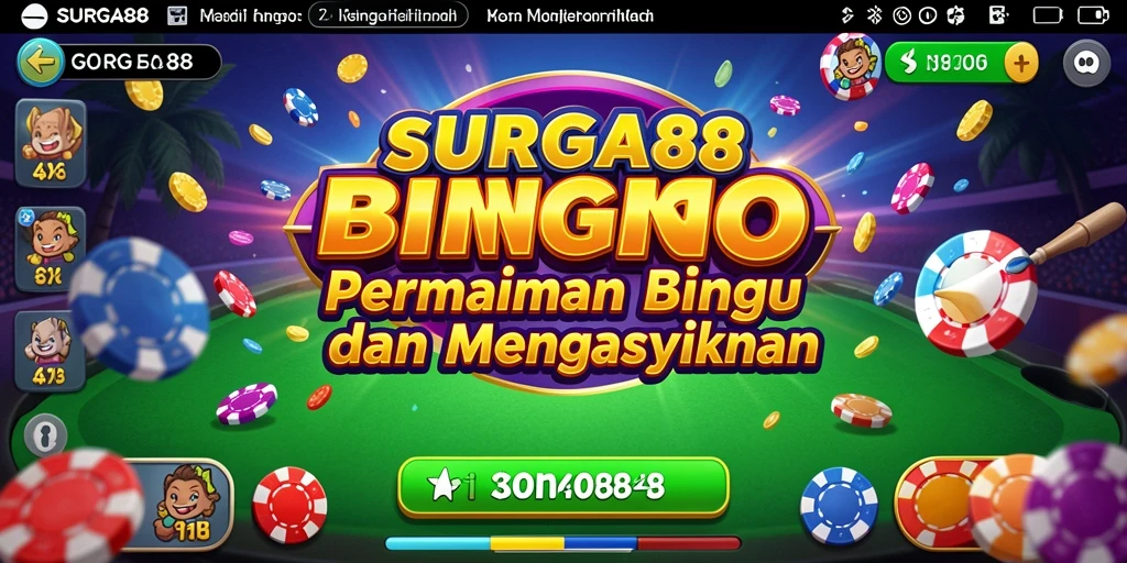 Screenshot <strong>SURGA88</strong> menampilkan gameplay Bingo yang seru dan mengasyikkan.