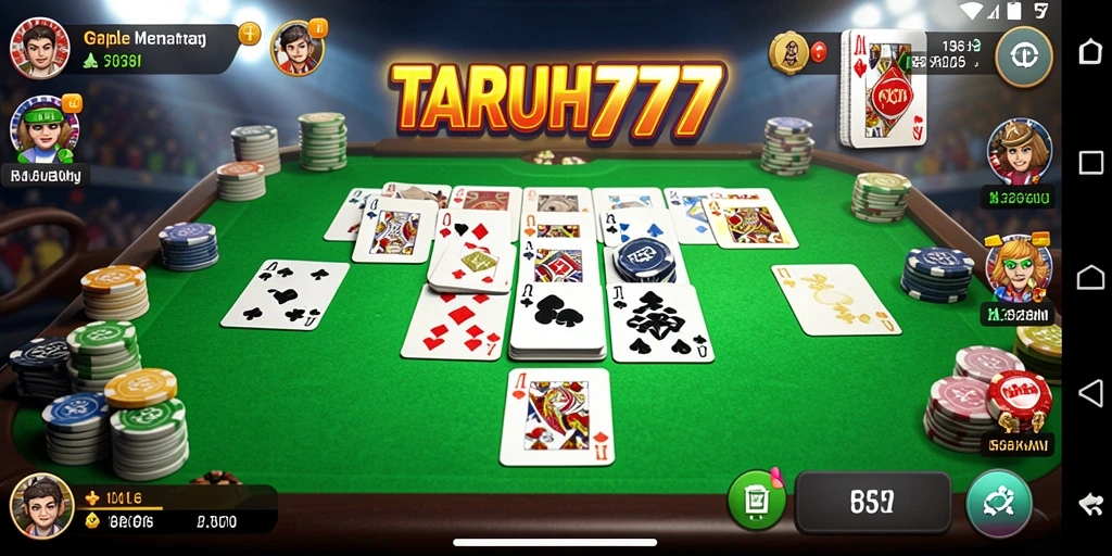 Tampilan gameplay seru dan menantang dari TARUH777.