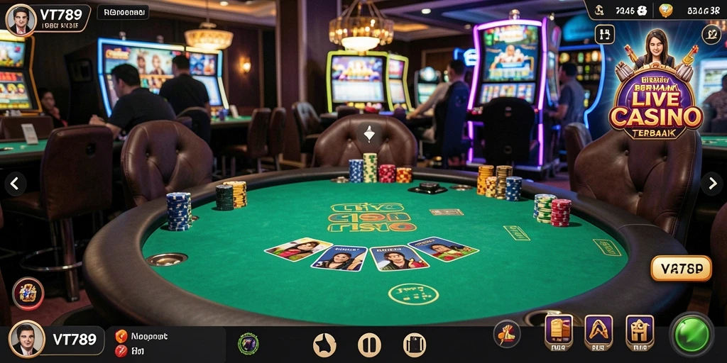 Gameplay Live Casino VT789 yang menegangkan dan nyata.