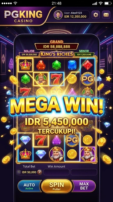 Menu kategori aplikasi di pgking untuk navigasi yang lebih baik.